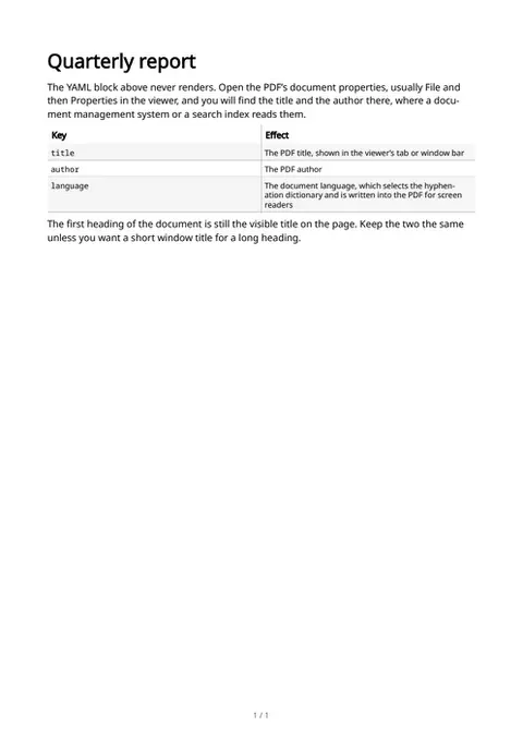 Front matter & PDF metadata, first page