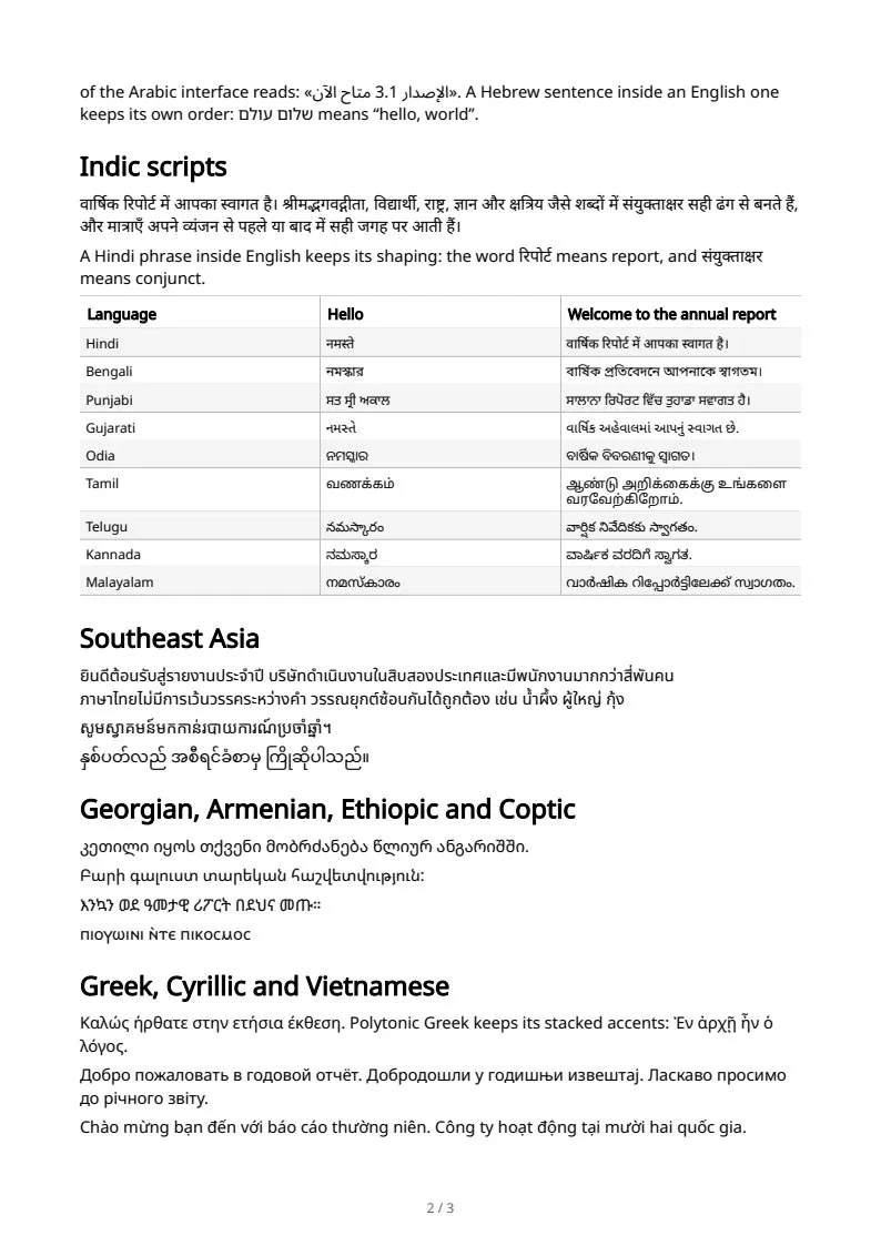 Right-to-left and world scripts, page 2 of 3