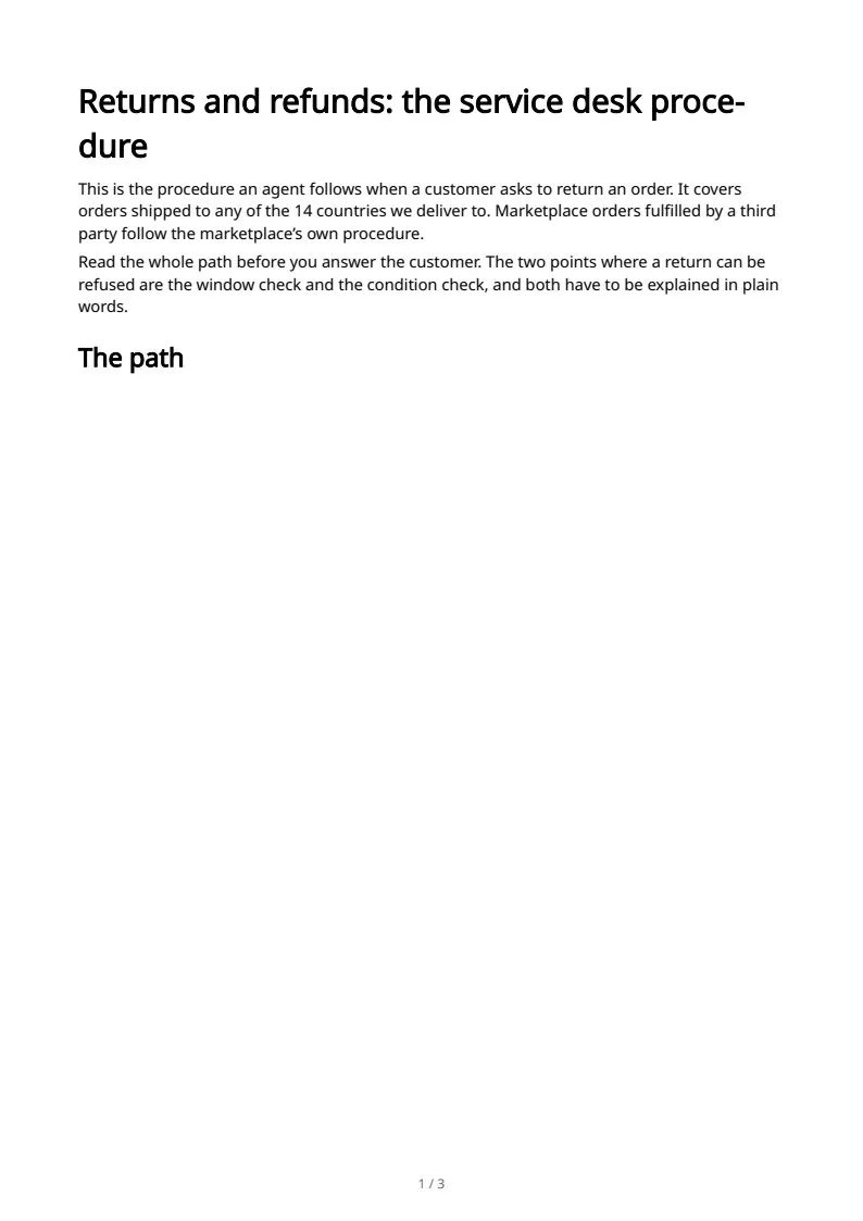Flowcharts, page 1 of 3