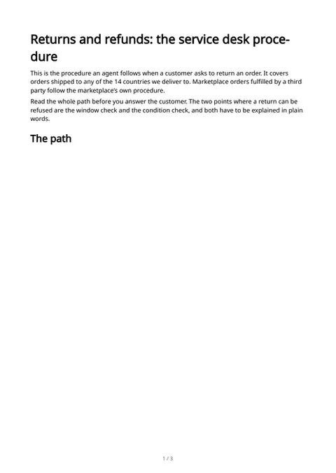 Flowcharts, first page